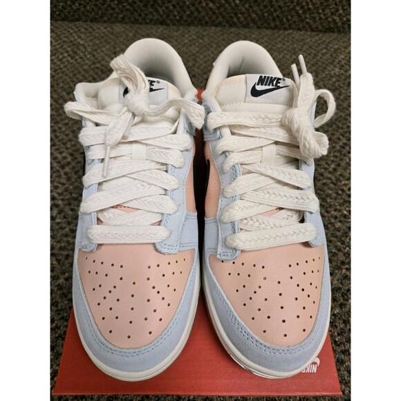 Nike Dunk Low 'Glacier Blue Arctic Orange' (Women's 9) HJ7341-474 - Picture 6 of 9
